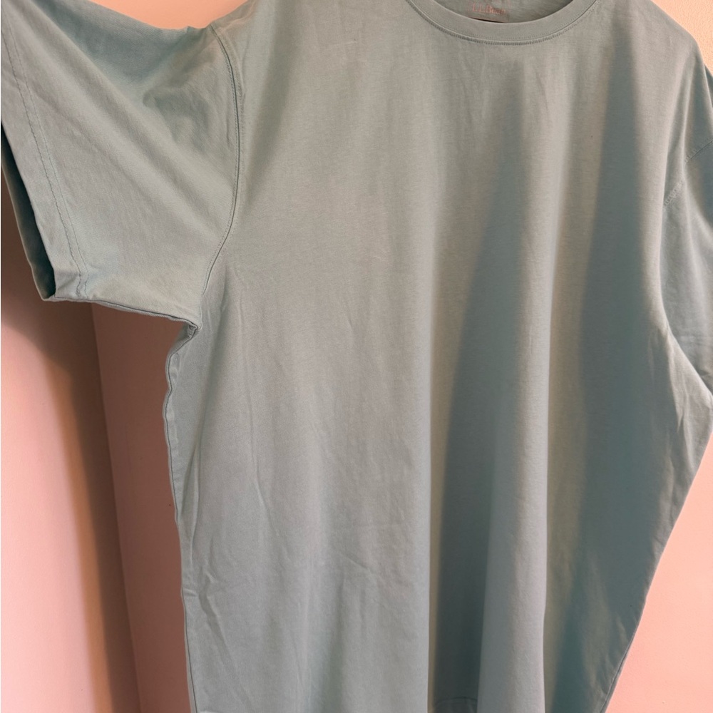 Men's Crew Neck T-Shirt in Aqua Green